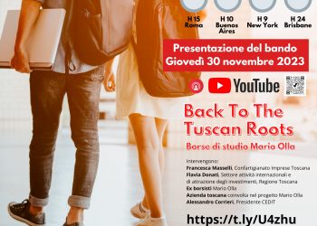 PROGETTO BACK TO THE TUSCAN ROOTS – BORSE DI STUDIO MARIO OLLA